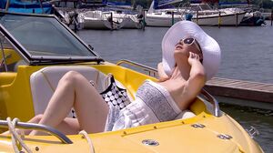 Redhead Bombshell Gets Pounded Hardcore Style in Steamy Outdoor Encounter
