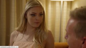 Blonde Bombshell with Perfect Curves Gives a Steamy Blowjob