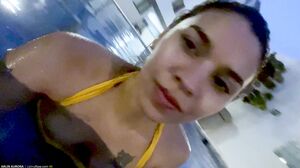 Busty MILF in the Barrio Swallows Every Drop and Creampies Her Smooth Pussy