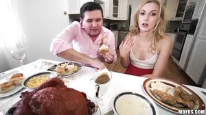 Valentina and Alexa Team Up for a Sloppy Deepthroat Threesome Blowjob