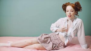 Lottie Magne explores her deepest fantasies while pleasuring herself with toys