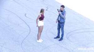 Blonde Bombshell Takes Spanish Stud for a Wild Outdoor Ride