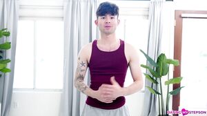 Stepmom's Steamy Workout Turns Into a Wild Blowjob Session