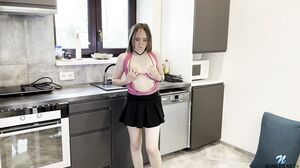 Emejota Spreads Wide and Fingers Her Tight Pussy Until She Cums Hard