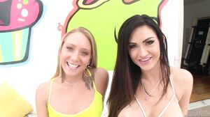 Steamy Threesome: Kendall Takes Two in Intense Backdoor Action