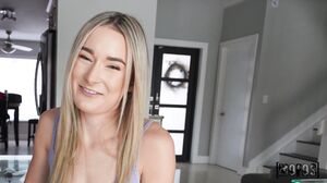 POV Morning Blowjob and Hardcore Fuck with a Gorgeous Blonde