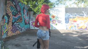 Fiery Redhead MILF Explores Her Luxurious Curves with Naughty Toys