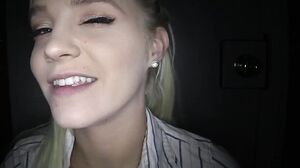 Blonde Gloryhole Goddess Swallows Every Last Drop
