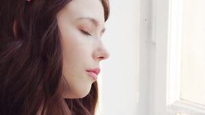 Sensual Solo Tease: Big Tits Babe Strokes Her Wet Pussy