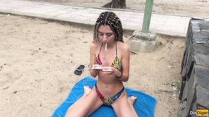 Rastafarian Rides Her Ass Deep After Magic Smoke Session