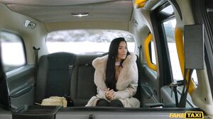 Taxi driver gets a wild blowjob from the sexy passenger and finishes with a messy cumshot in POV