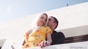 Cute Blonde Skinny Dips in the Pool for Passionate Hardcore Sex