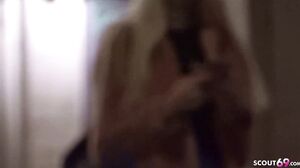 German Scout Picks Up Stunning Blonde For Intense Hardcore Blowjob Action