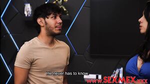 Sexy Mexican Babe Gives Sloppy POV Blowjob and Takes Massive Facial