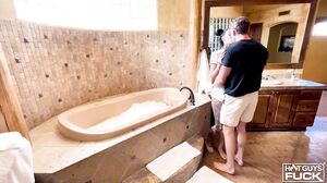 Bath to Bedroom: Cody's Massive Greek God Cock Destroys Ivy Steele in Hardcore POV Blowjob and Cumshot
