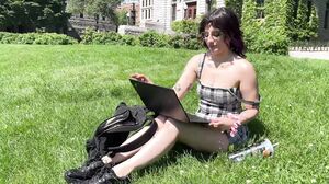 23 Year Old Student Takes a Hardcore POV Pounding and Swallows Every Drop