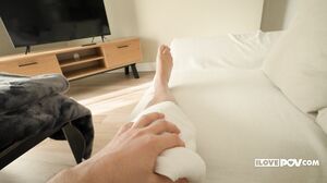 POV Blowjob Session Ends With Massive Facial Cumshot