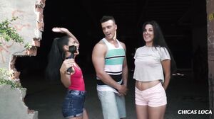 Steamy Public Threesome with Passionate Latinas in the Great Outdoors