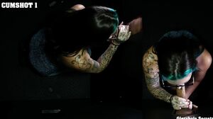 Mysterious Glory Hole Beauty Takes Multiple Loads in POV Blowjob Session
