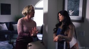 Sultry MILF and Petite Asian Beauty Share a Steamy Lesbian Passion