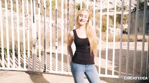 Outdoor Roam Turns Wild: Blonde Beauty Gives Sloppy Blowjob in Public