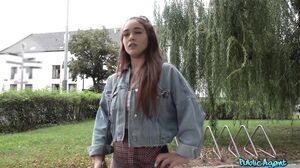 Hairy Petite Babe with Big Ass Gets Pounded Sideways