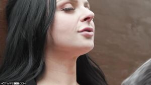 Busty Brunette Hotwife Takes Massive Cock Deep