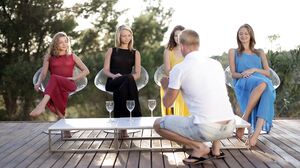 Wild Outdoor Foursome: Four Stunning Babes Get Naughty in Public