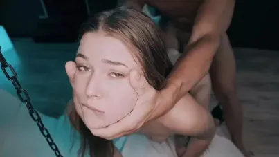 Blonde Teen Olivia Sparkle Teases with Her Big Ass Before Deep Blowjob