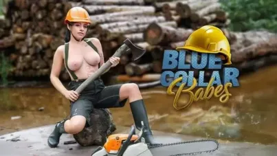 Lady Lumberjack Handles Massive Wood with Her Big Tits and MILF Curves