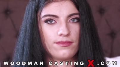 Hungarian Beauty's Steamy Woodman Casting Audition: Interview, Striptease & Nude Posing