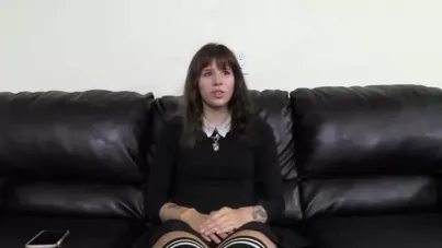 Teen Brunette's Intense Anal Audition: Creampie, Rimjob, and Swallowing Every Drop