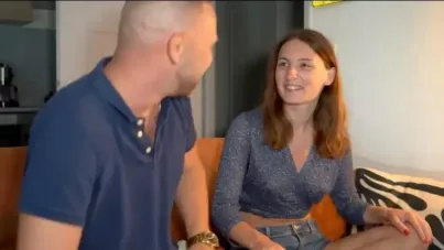 Cute French Brunette's Wild Hardcore Threesome Adventure