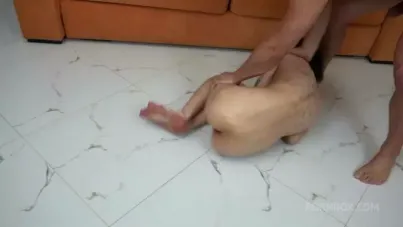 Skinny Russian Teen's First-Time Piss Drinking Anal Frenzy with Gapes and Squirting