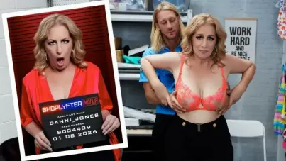 Tutor Turned Shoplifter: Busty Blonde MILF Danni Jones Deepthroats for Freedom