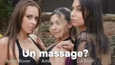Anita Rover's Steamy Massage Threesome with Ambre and Lia