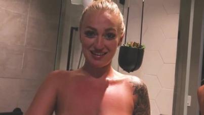 Blonde Wife Elana Bunnz Drains BBC in Steamy Shower Cheating Fuck