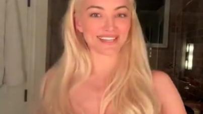 Lindsey Pela's Seductive Boob Tease in Intimate POV Livestream