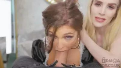 BDSM Homewrecker Maid Turns into Ahegao Fucktoy with Dirty Talk POV Blowjob and Facial