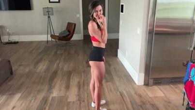 Bryce Adams Ripped Gym Shorts Anal Pounding with Deepthroat and Squirt