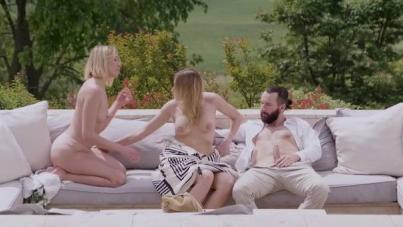 Blonde Bombshells Angelika Grays and Fanta Sie Surrender to a Steamy Threesome