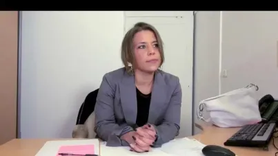 Seductive French MILF Accountant Gets Wild in Car Parts Casting