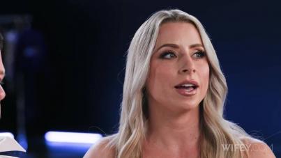 Blonde MILF Tiffani Time's Deepthroat Cuckold Adventure with Black Stud