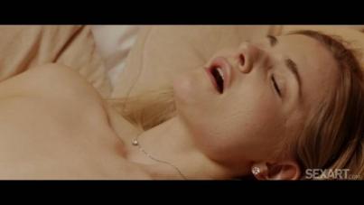 Midnight Cravings: Asandra Dewy and Fibi Euro's Intense Lesbian POV Encounter