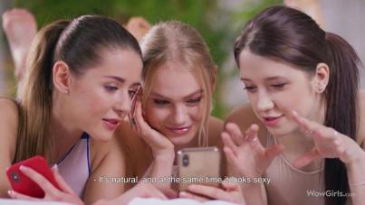 Leah Maus, Nancy A, and Sybil's Steamy Lesbian Encounter