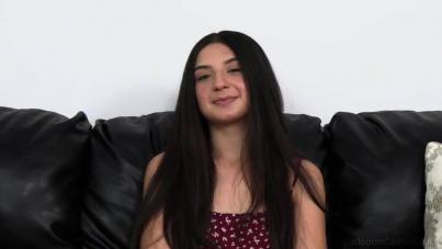 18yo Babyface Vanessa's Shocking Anal Discovery on Backroom Casting Couch