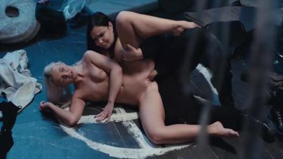 Scaredy Cat Seduction: Sofia Lee's Futanari Tease with Lovita Fate's Reverse Cowgirl Fingering Frenzy