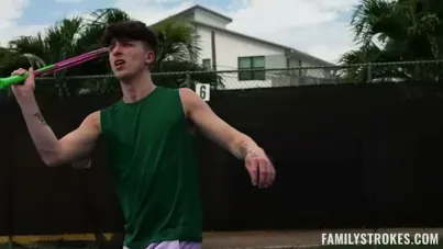 Willow Ryder's Steamy Tennis Double Dare: Intense Threesome Match