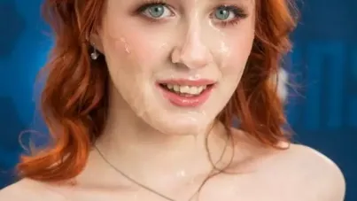 Alice's Steamy Bukkake Seduction: Redhead Behind the Scenes Revealed