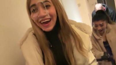 Epic London Cumwalk Adventure with Artemis Carmona and Marina Maya